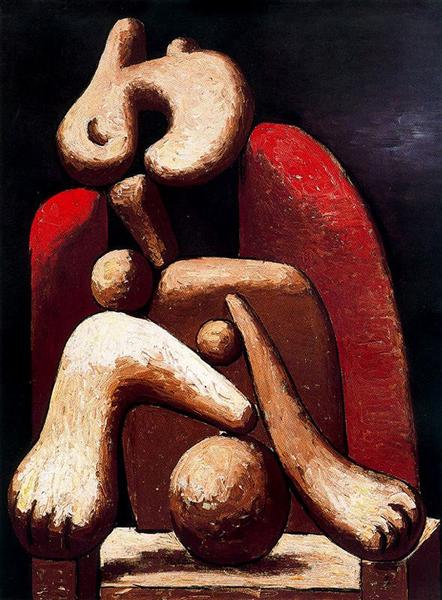 Pablo Picasso Woman In Red Armchair Femme Au Fauteuil Rouge